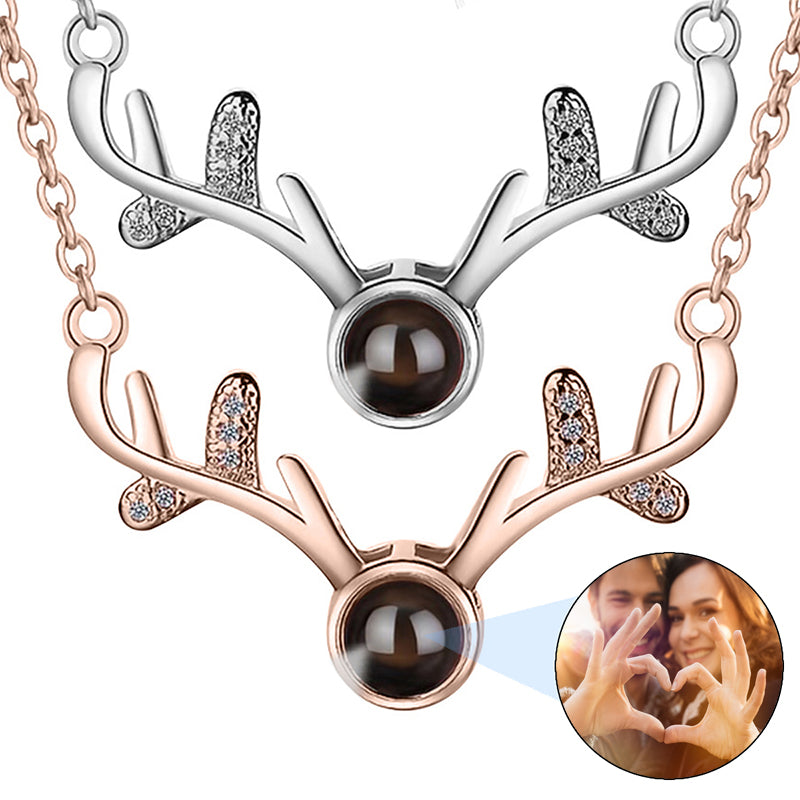 & Solid Custom Photo Frame Charm Pendant Necklace Personalized Memory Pircture Nugget Round Jewelry Gift for Men Women Him Her